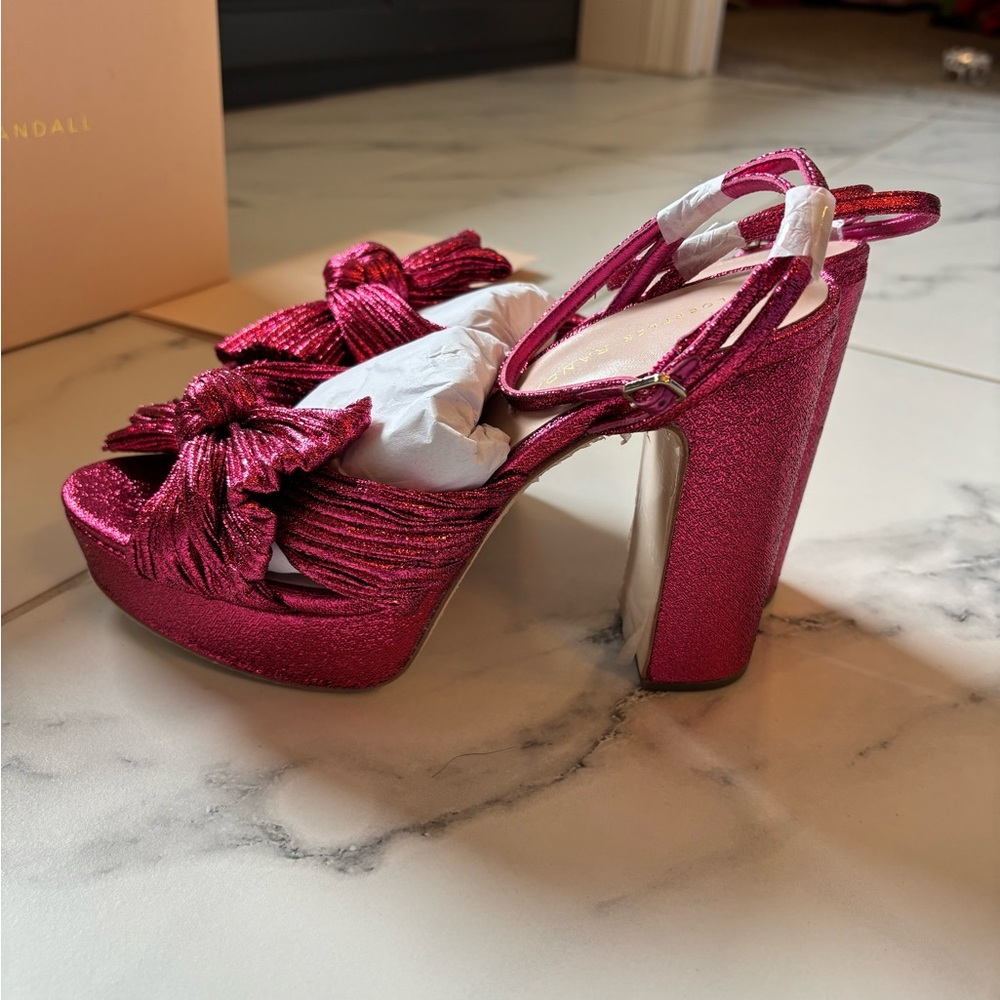 NWT Loeffler Randal Natalia Platforms - Picture 8 of 9